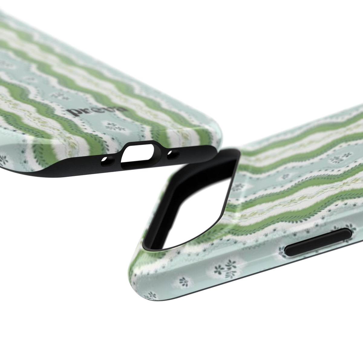 Green Waves Phone Case