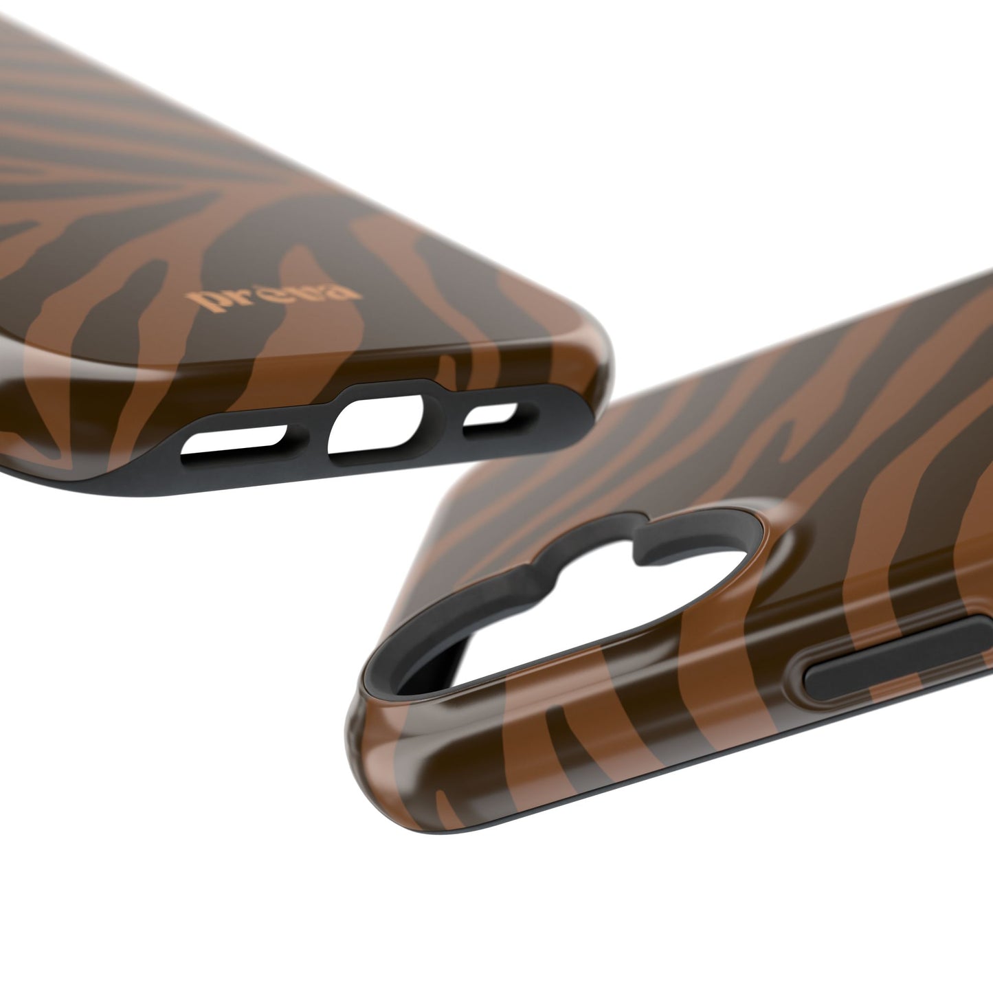 Brown Tiger Stripe Phone Case