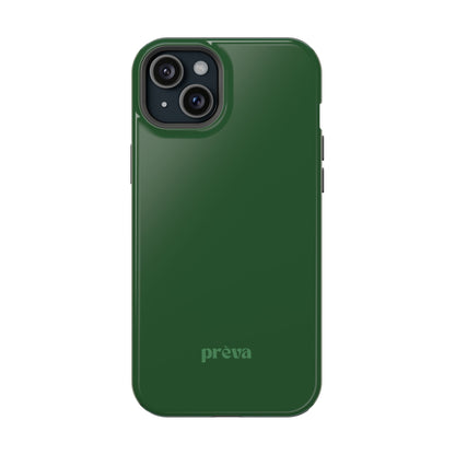 Impact-Resistant Phone Case — Forest Green Slim Armor