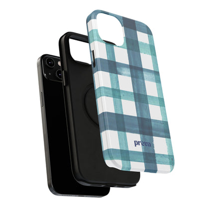 Teal Plaid Phone Case