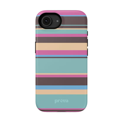 Cocoa Palm Stripes Phone Case