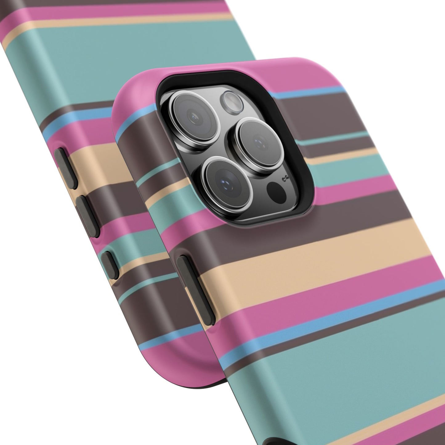 Cocoa Palm Stripes Phone Case