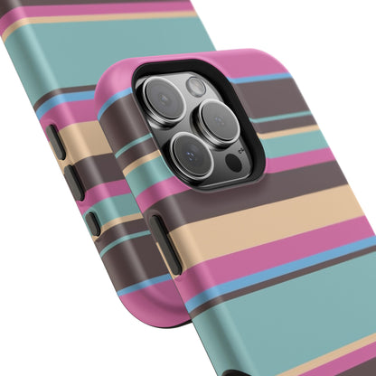 Cocoa Palm Stripes Phone Case