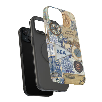 Neutral Travel Collage Phone Case