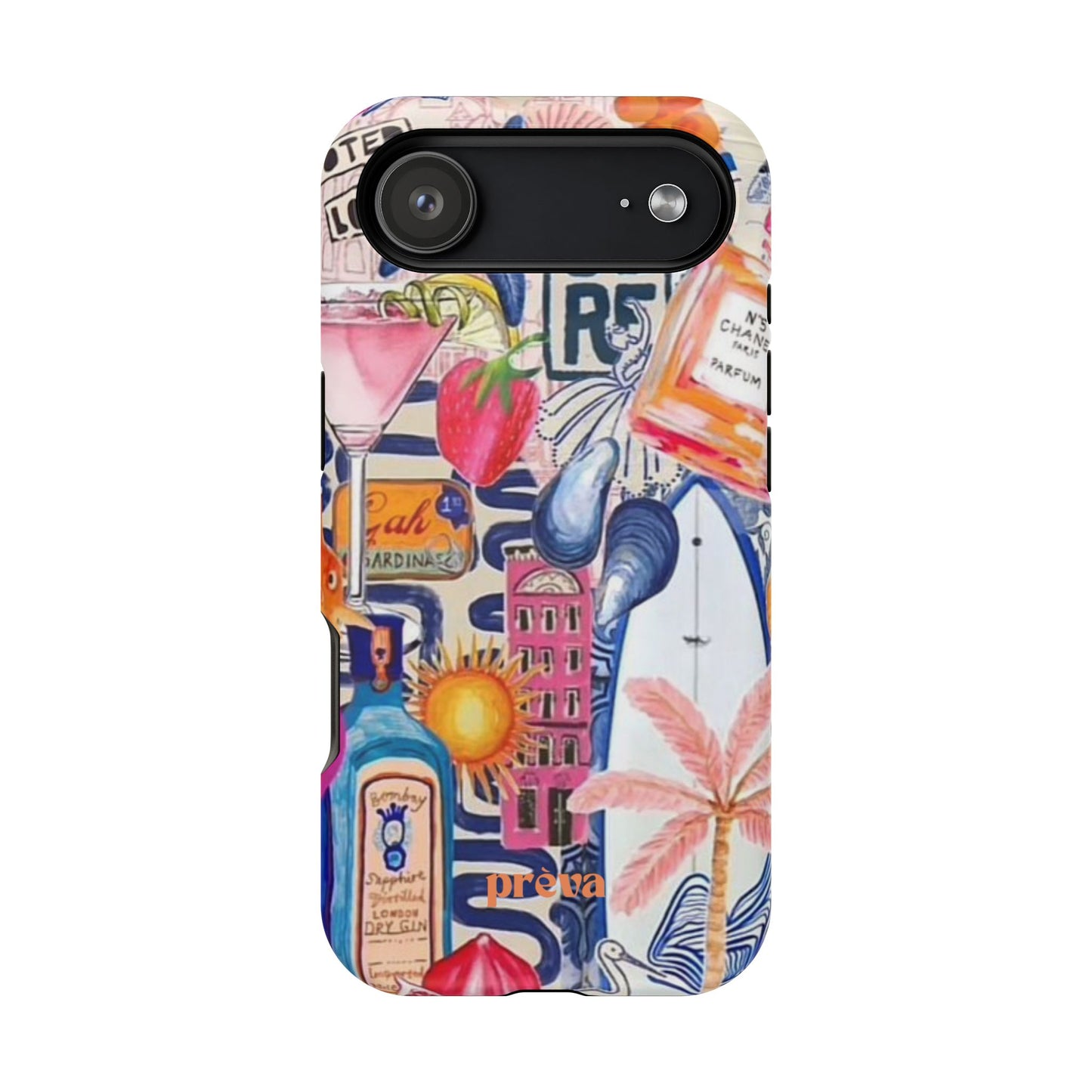 Tropical Beach Collage Phone Case