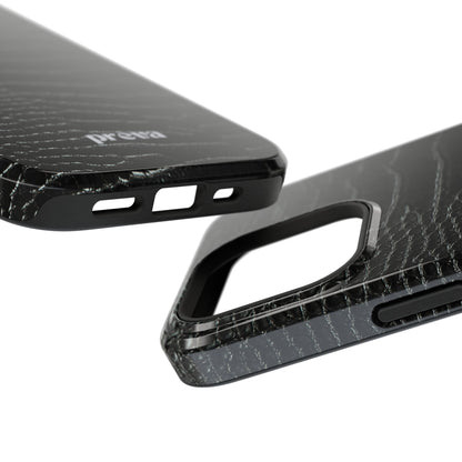 Black Croc Phone Case