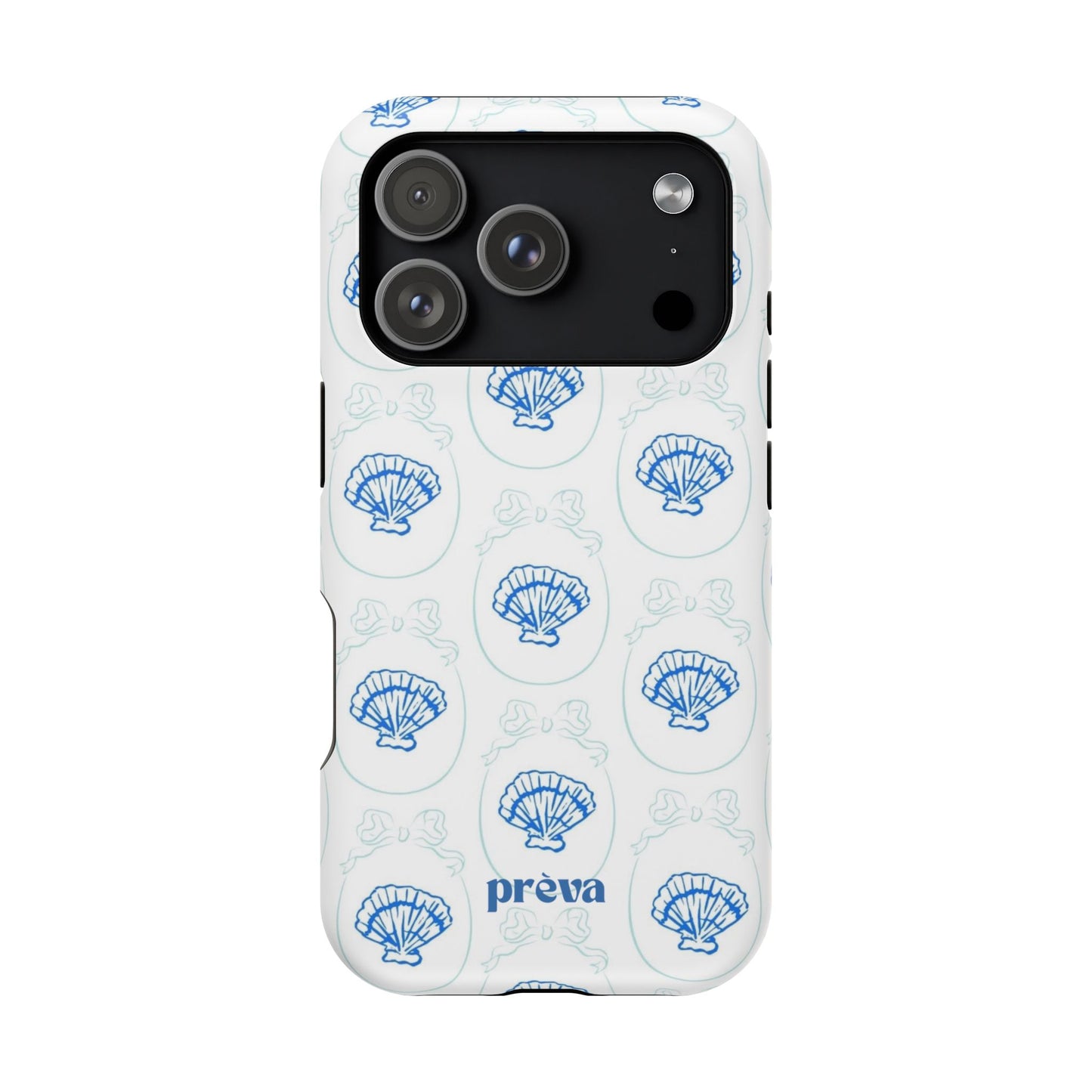 Fancy Teal Shell Phone Case