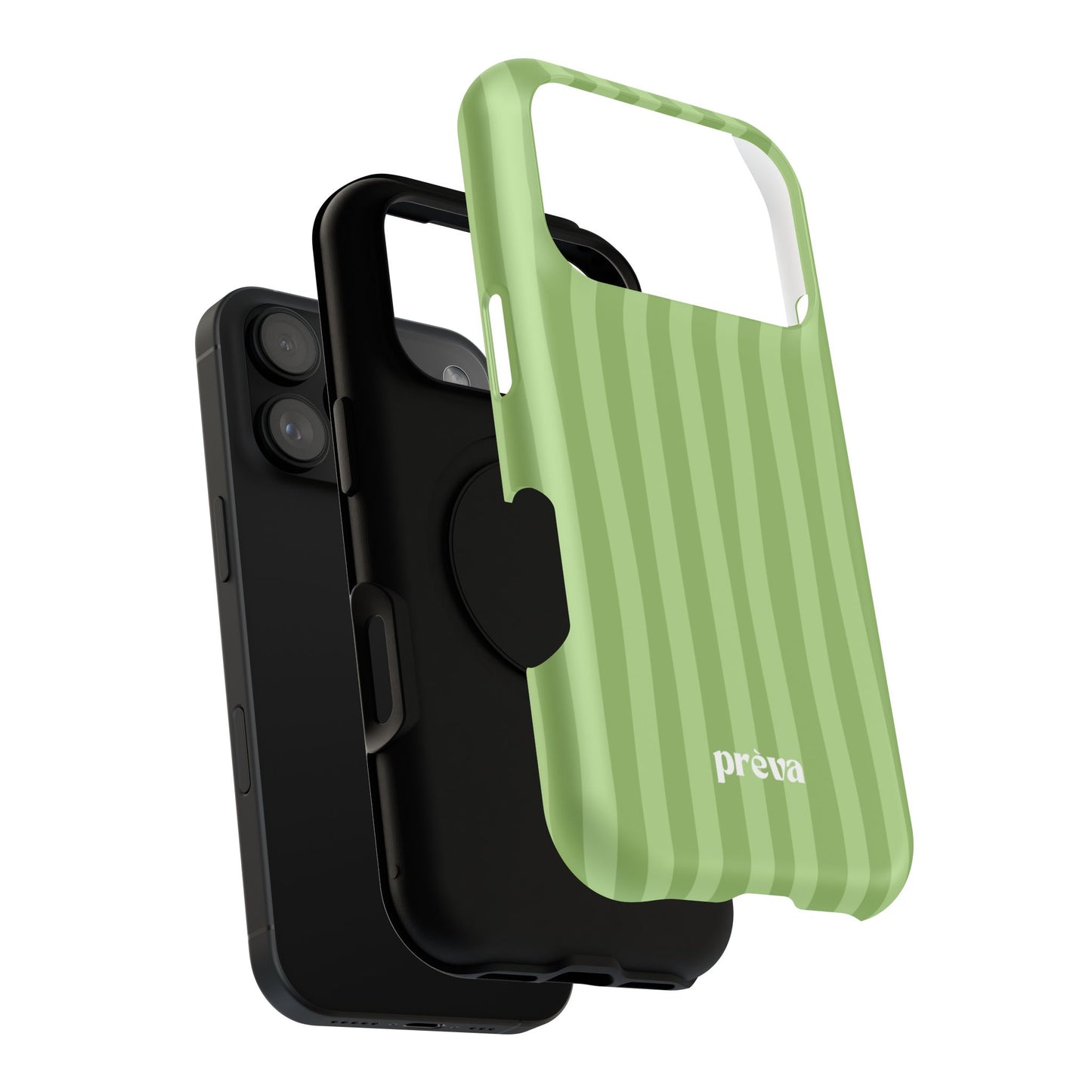 Light Green Stripes Phone Case