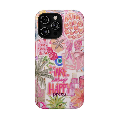 Pink Tropical Collage Phone Case
