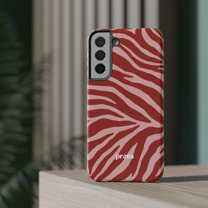 Red Zebra Phone Case