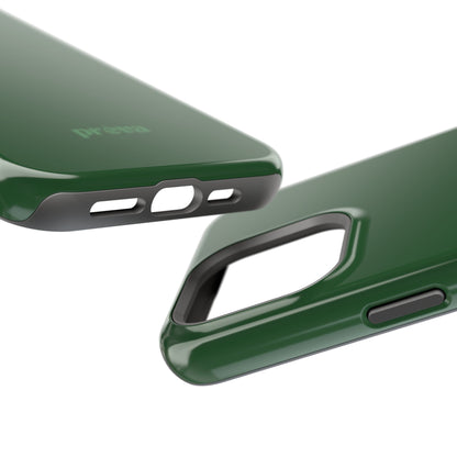 Impact-Resistant Phone Case — Forest Green Slim Armor