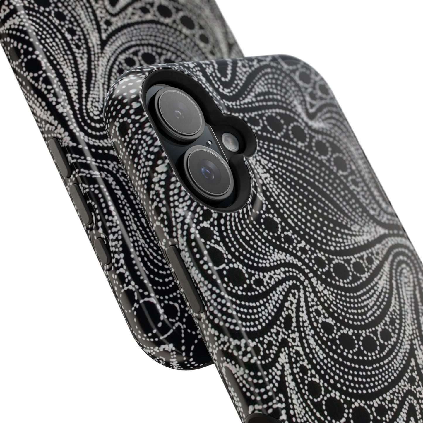 Abstract Midnight Lace Phone Case