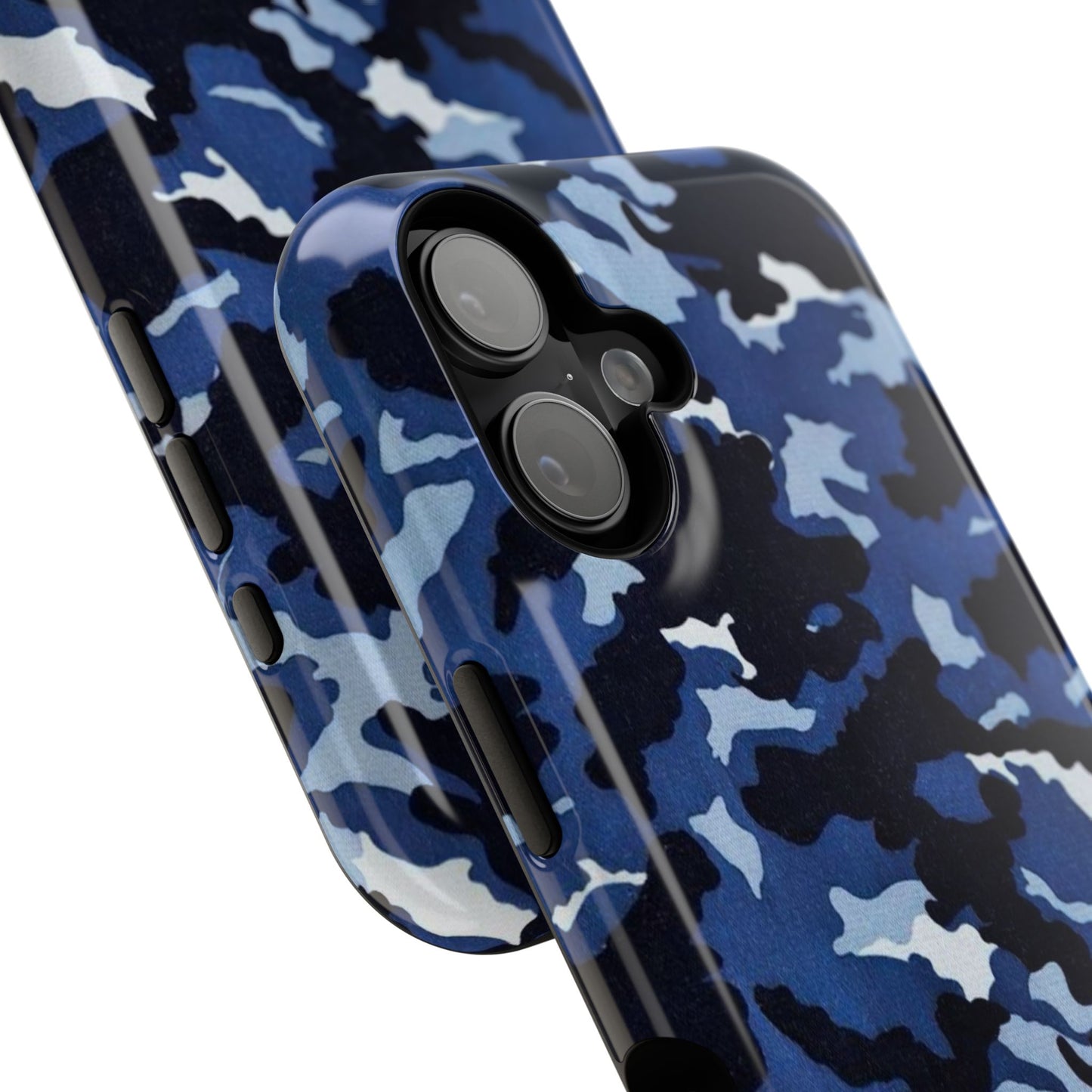 Blue Camo Phone Case