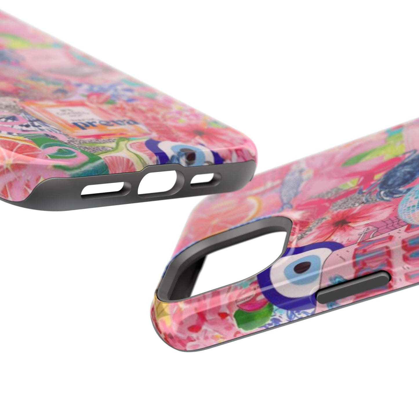 Floral & Pink Collage Phone Case