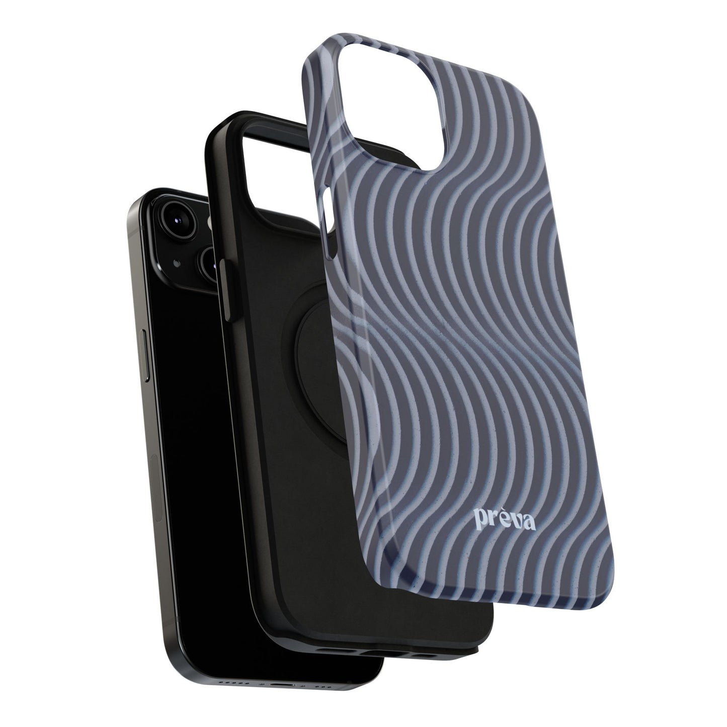 Wavy Navy Phone Case