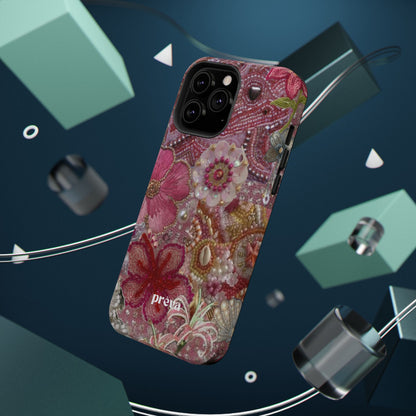 Floral Embroidery Phone Case
