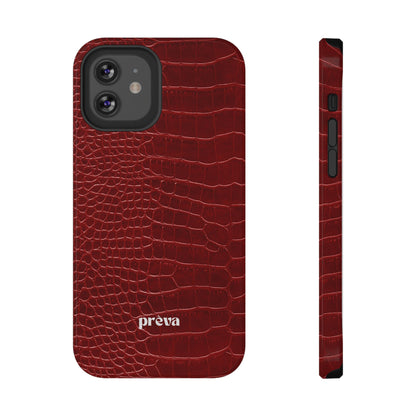 Red Croc Phone Case