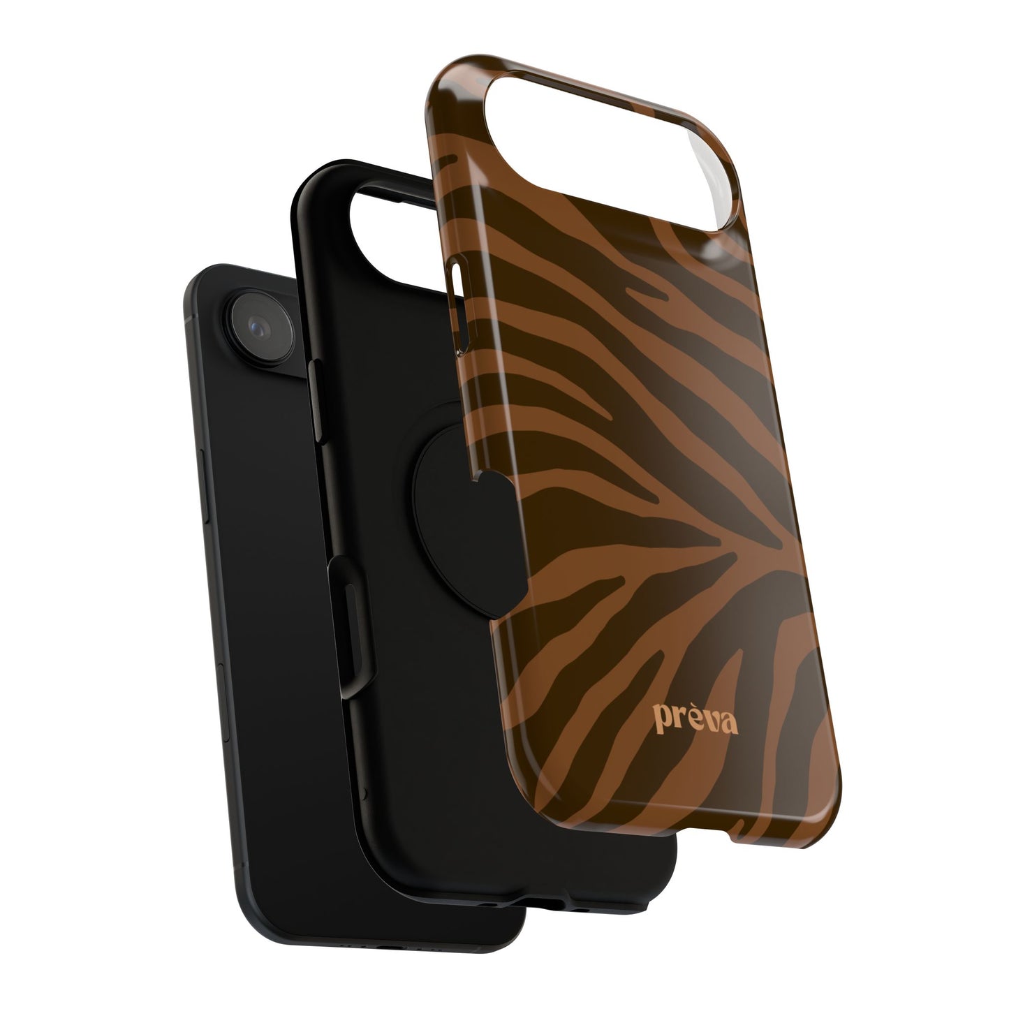 Brown Tiger Stripe Phone Case