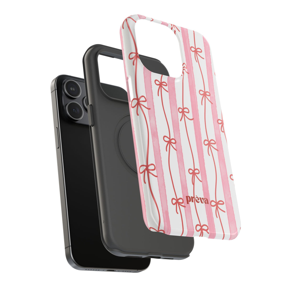 Pink Bow Chain Phone Case