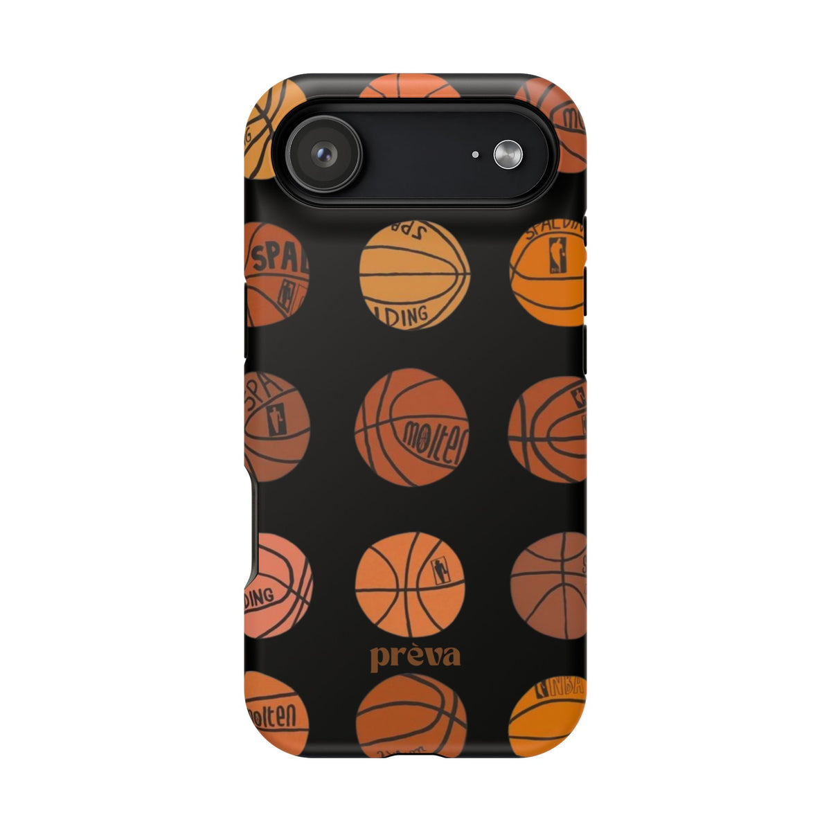 Black Basketball Phone Case