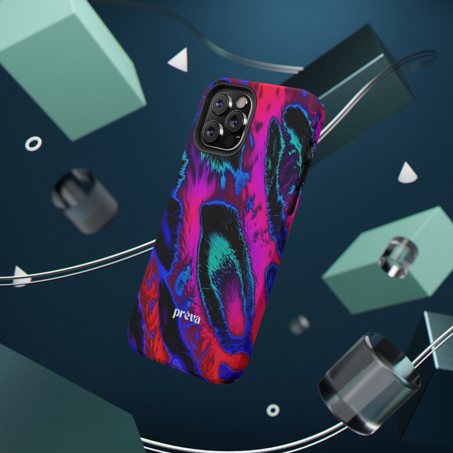 Neon Swirl Phone Case