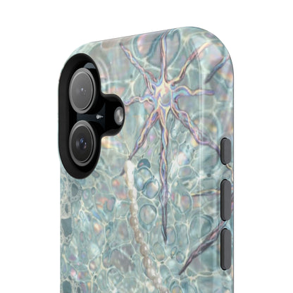 Marbled Seafoam Impact-Resistant Phone Case