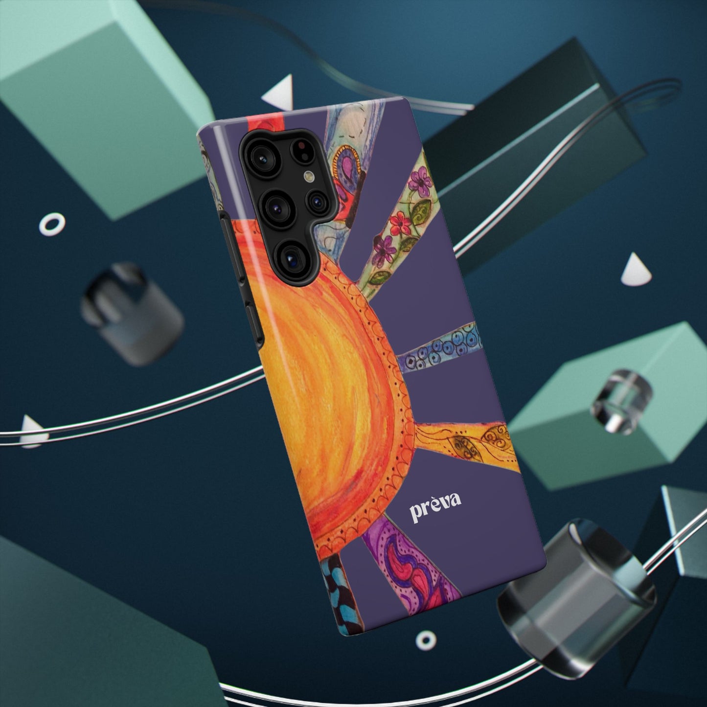 Purple Cancun Sun Phone Case