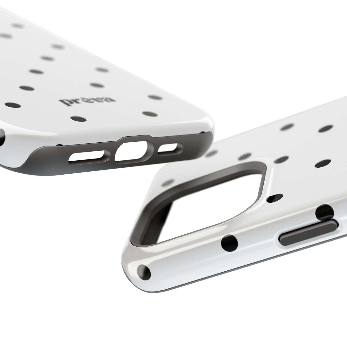 B&W polka dots Phone Case