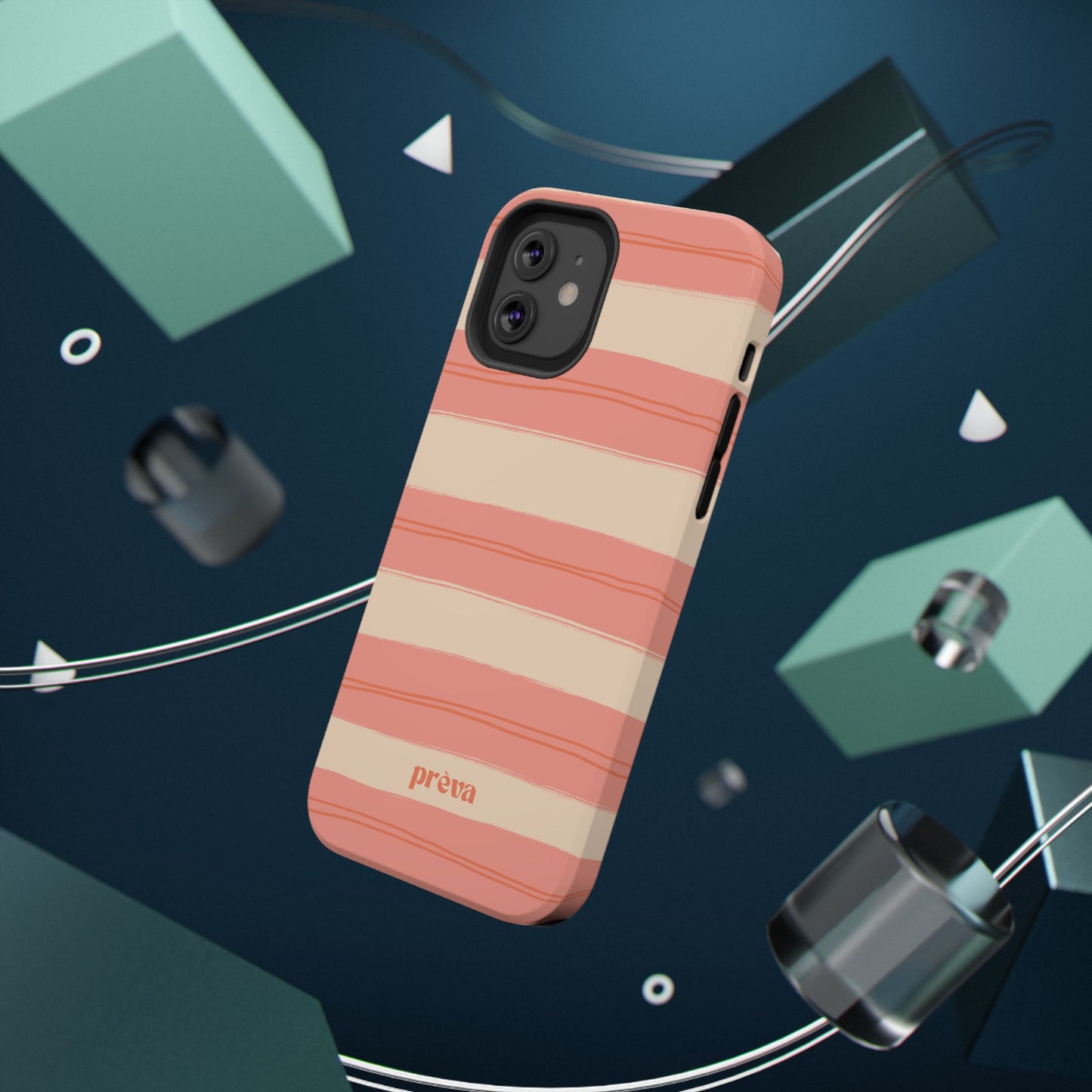 Coral Coast Stripes Phone Case