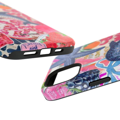 Dolphin Tropics Collage Phone Case