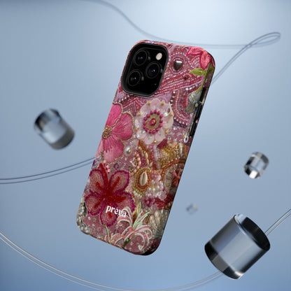 Floral Embroidery Phone Case