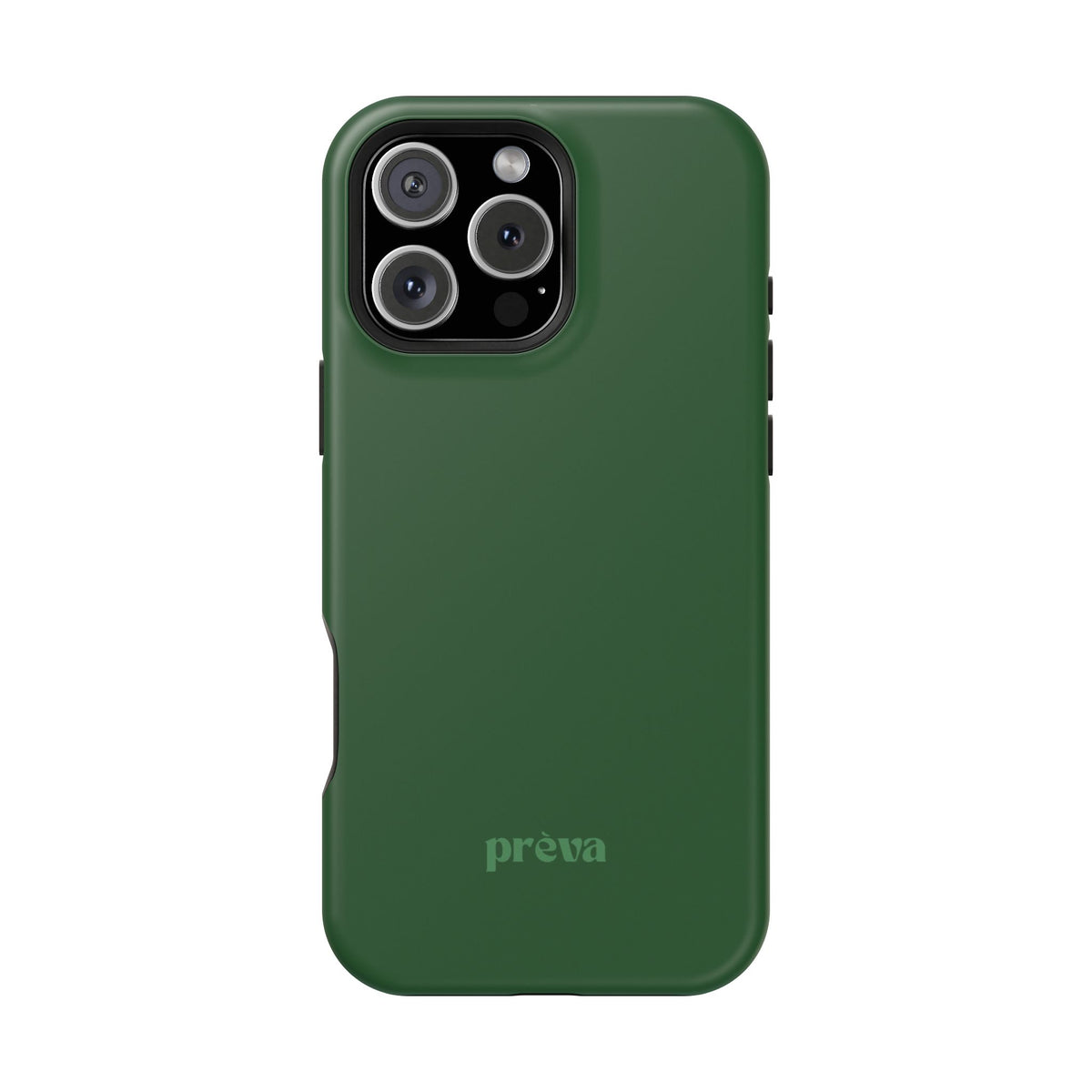 Impact-Resistant Phone Case — Forest Green Slim Armor