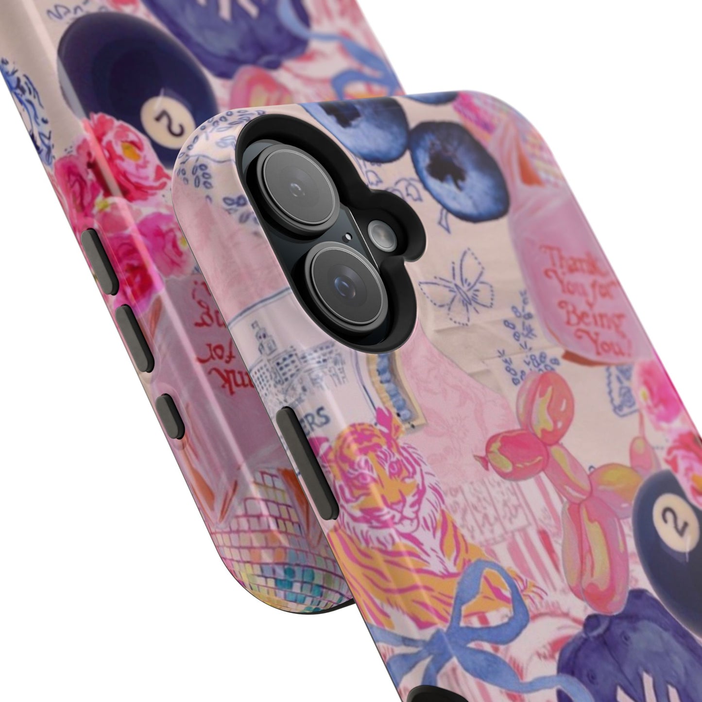 Retro 8 Ball Collage Phone Case