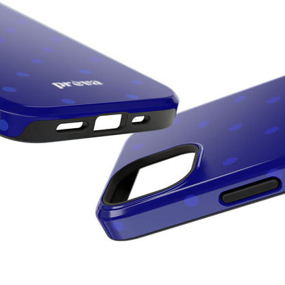 Dark Blue Polka Dots Phone Case