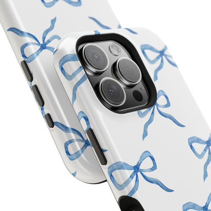 Blue Bow Phone Case