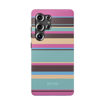 Cocoa Palm Stripes Phone Case