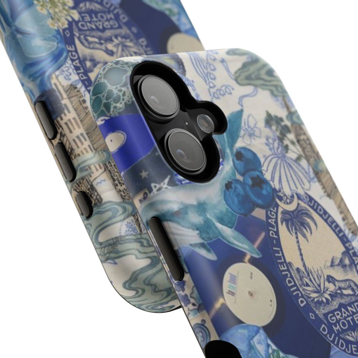 Blue Night Collage Phone Case