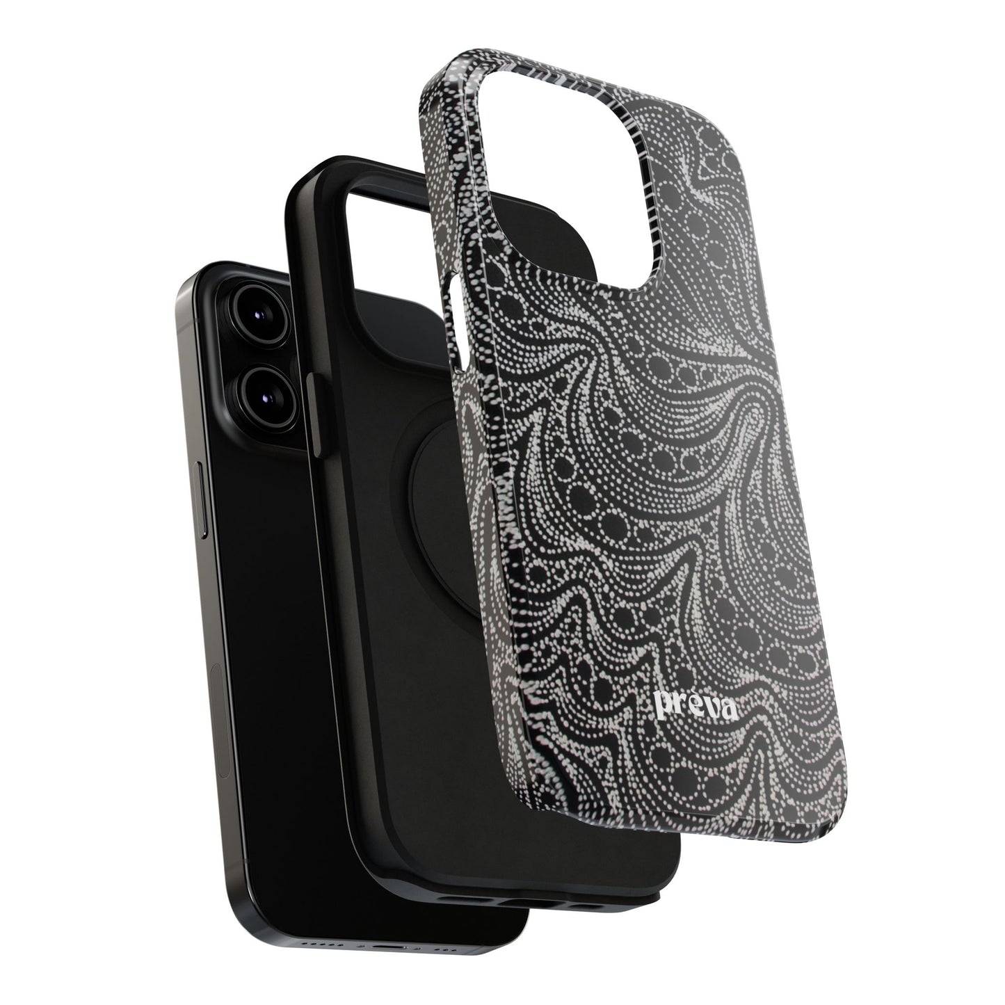 Abstract Midnight Lace Phone Case