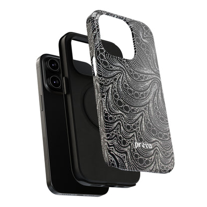 Abstract Midnight Lace Phone Case