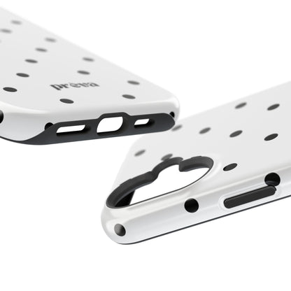 B&W polka dots Phone Case