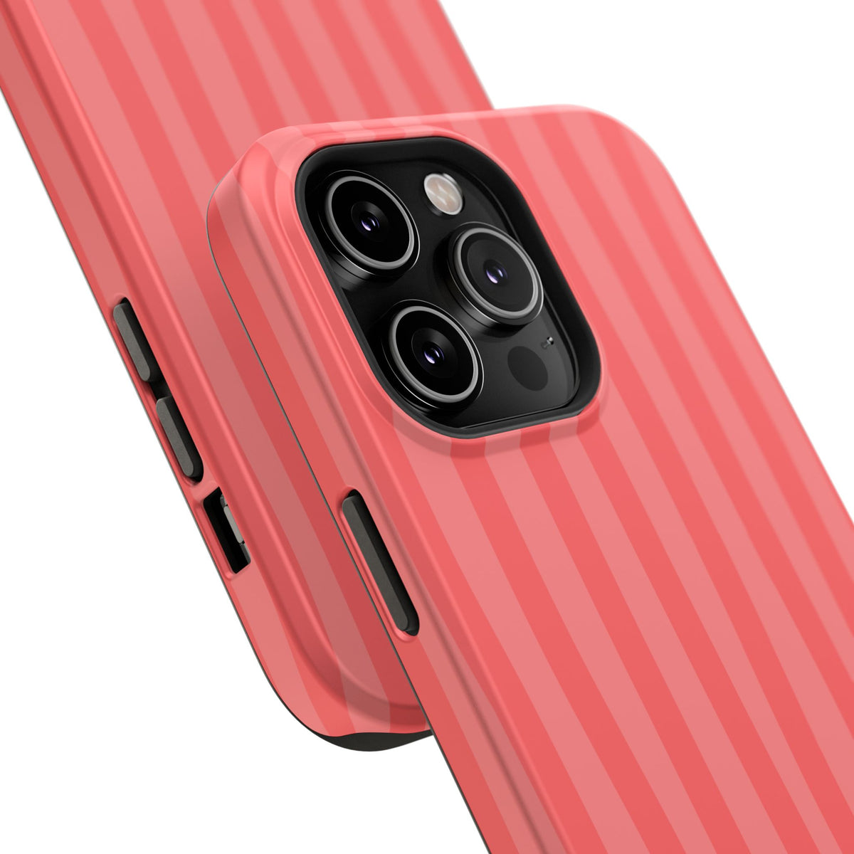 Coral Stipes Phone Case
