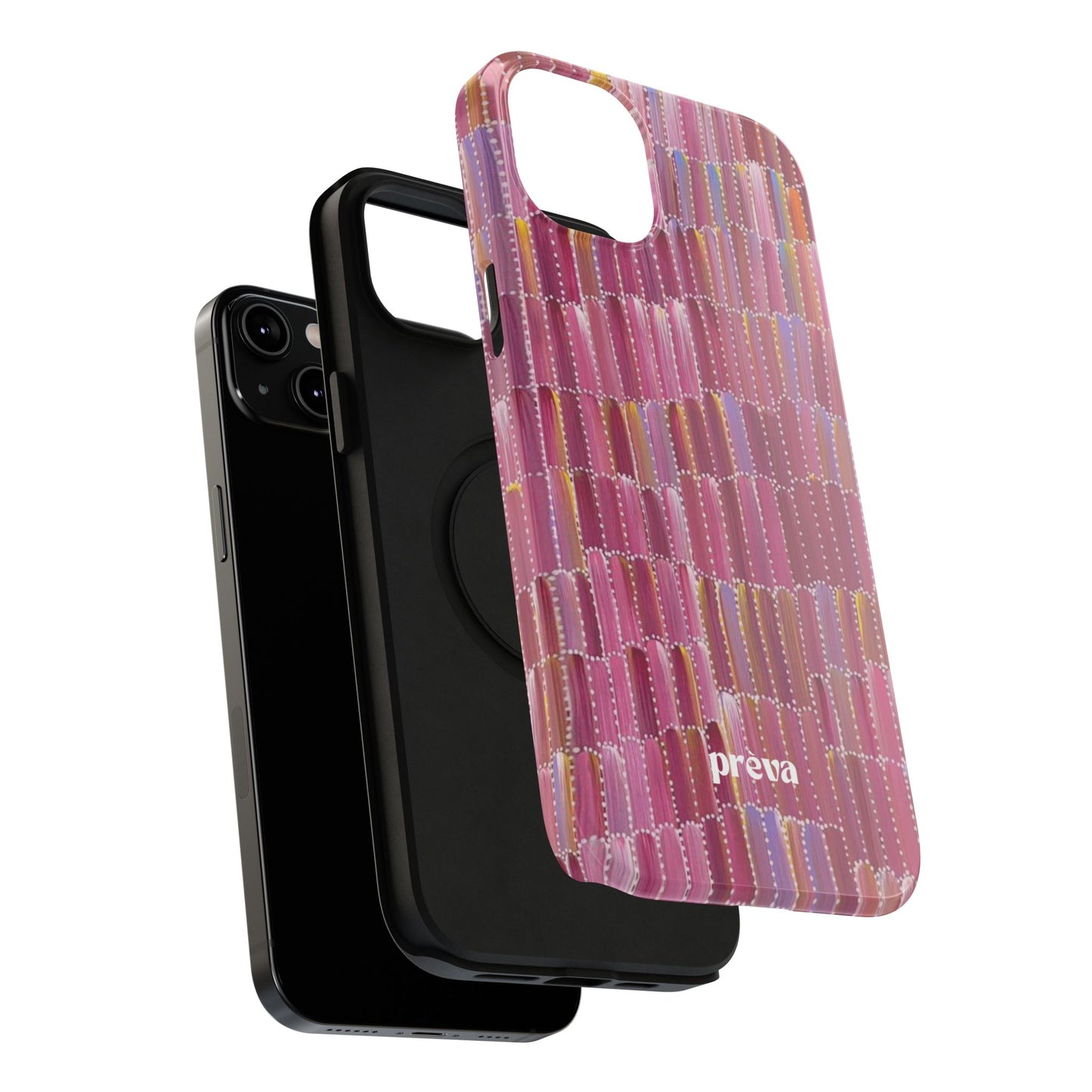 Pink Brushstroke Phone Case