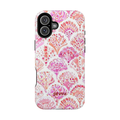 Pink Shell Watercolor Phone Case