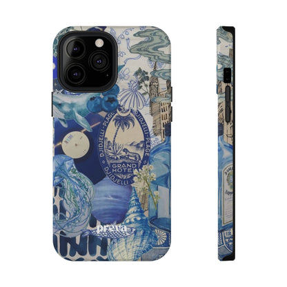 Blue Night Collage Phone Case