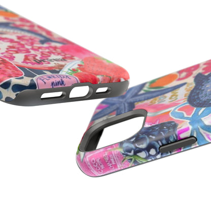 Dolphin Tropics Collage Phone Case