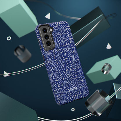 Blue Abstract Greek Phone Case