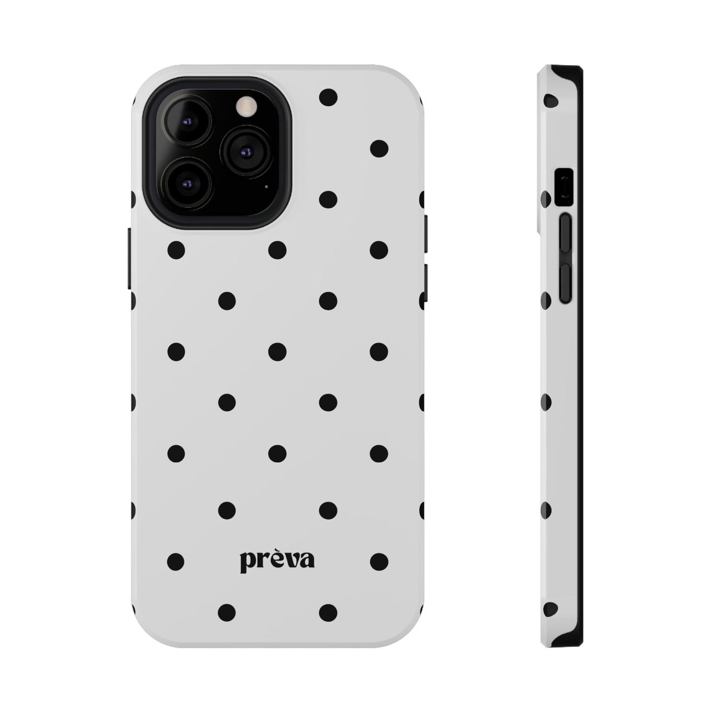 B&W polka dots Phone Case