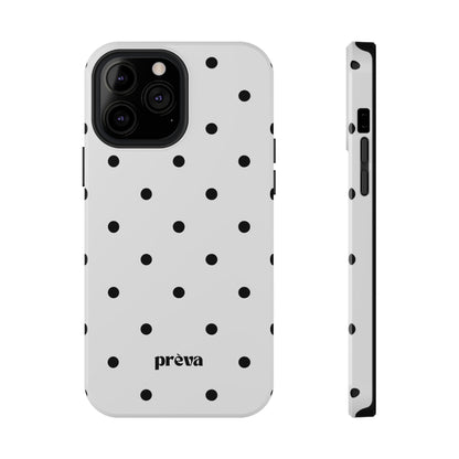 B&W polka dots Phone Case