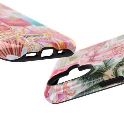 Pink Cocktail Collage Phone Case