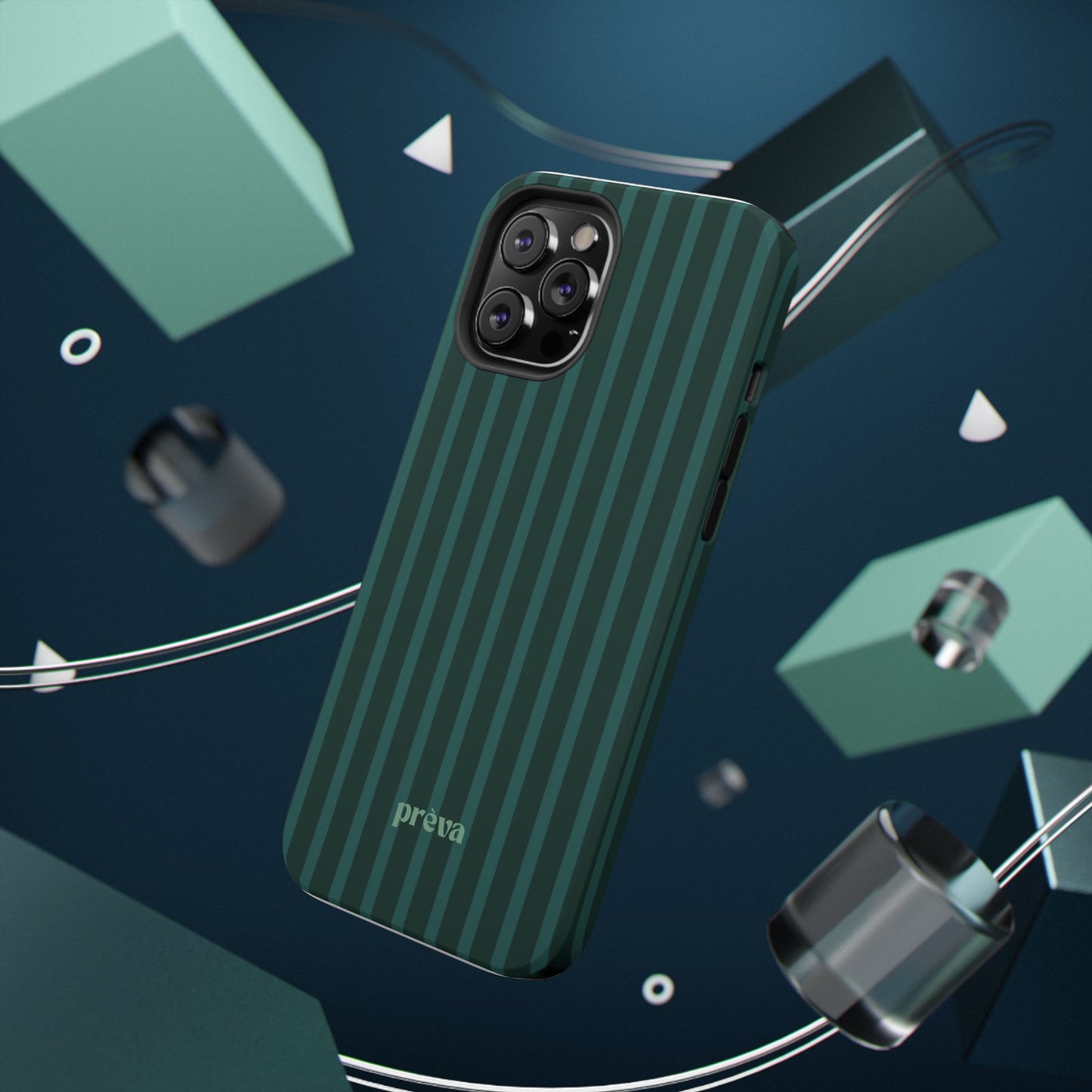 Striped Green Phone Case